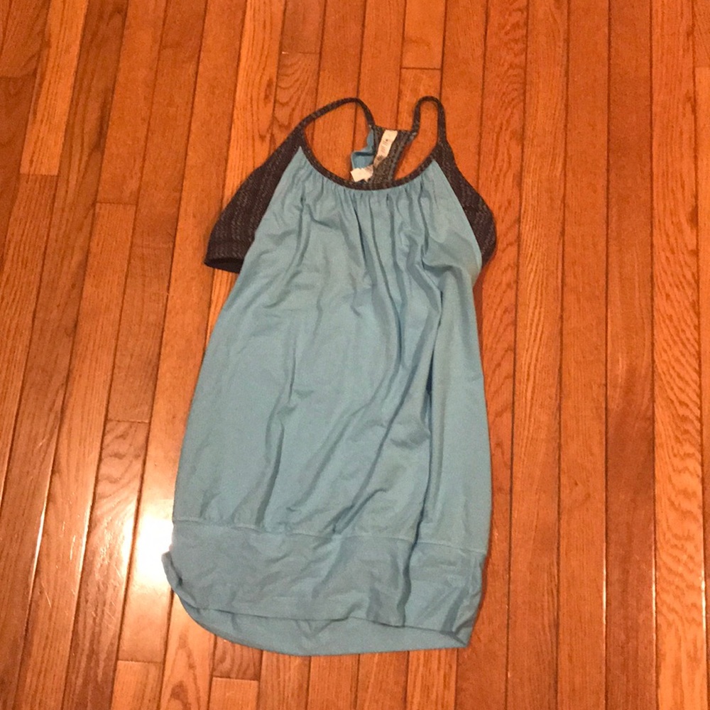 Size 12 tank top with built in bra